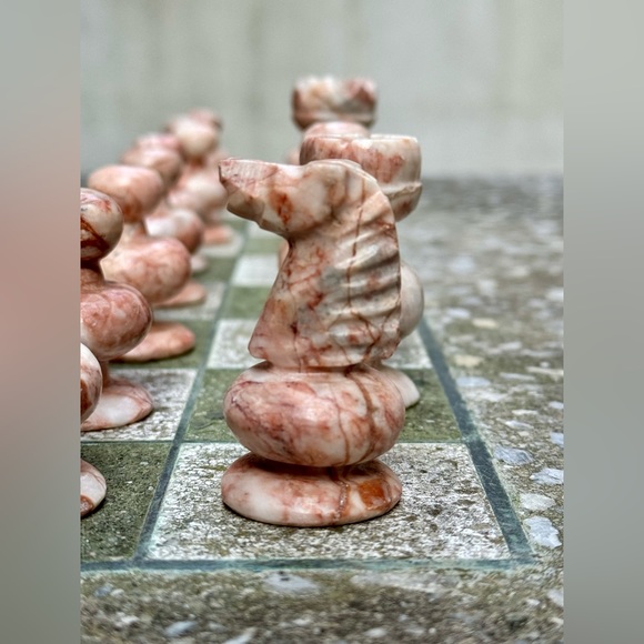 Handcrafted Stone Chess Set - Only Pieces Shown - Picture 2 of 7